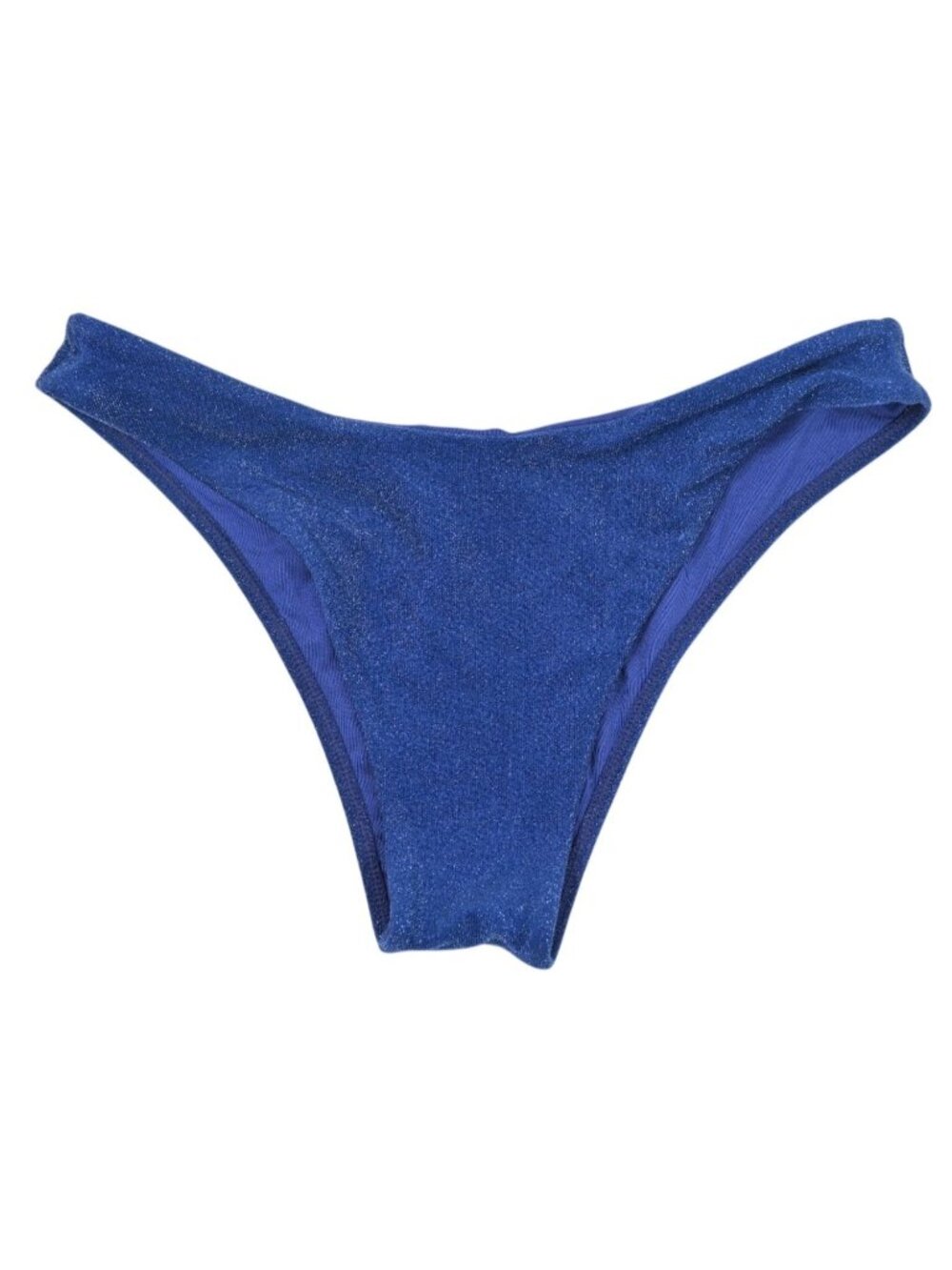 MONDAY Swimwear Bikini Bottoms in Navy Shimmer